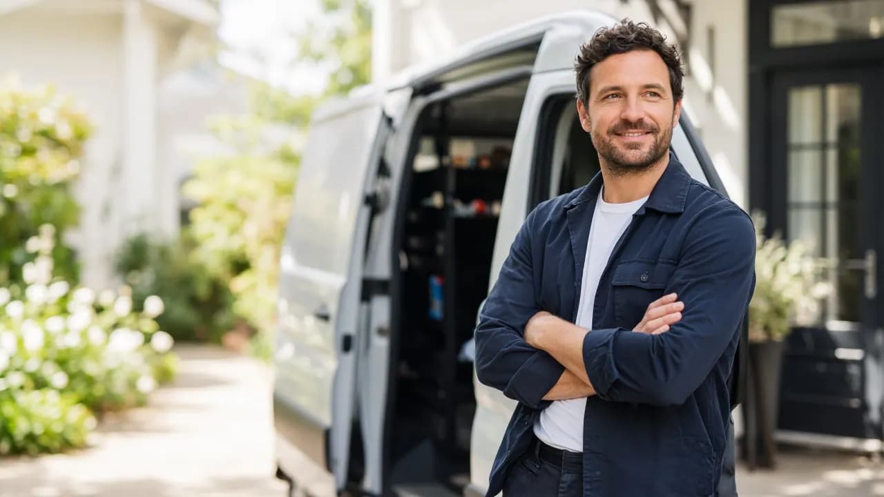 Profesionist CasaHub gata de lucru